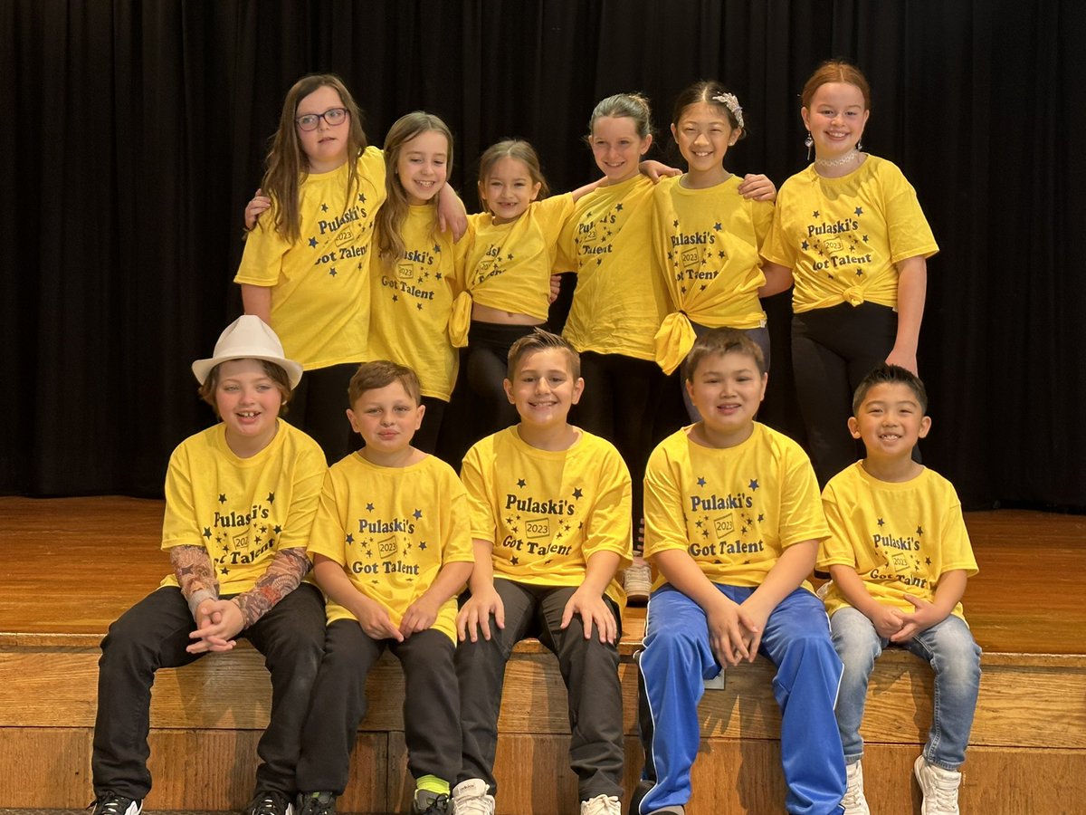 PrncipalBeekman's tweet photo. Pulaski’s got talent!! Hats off to our students for sharing their talents with us today! https://t.co/HSj4eVzu8X