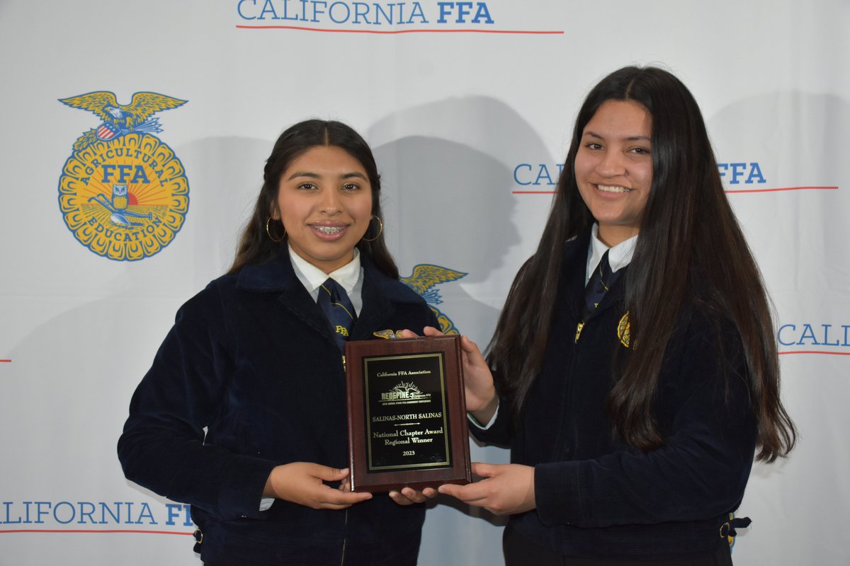 We are so proud to announce that the North Salinas High School FFA team was recognized with a National Chapter Award at the 95th Annual FFA State Leadership Conference! <a href="/NorthSalinasHS/">North Salinas High School</a> 

Read more: bit.ly/nsffa-23