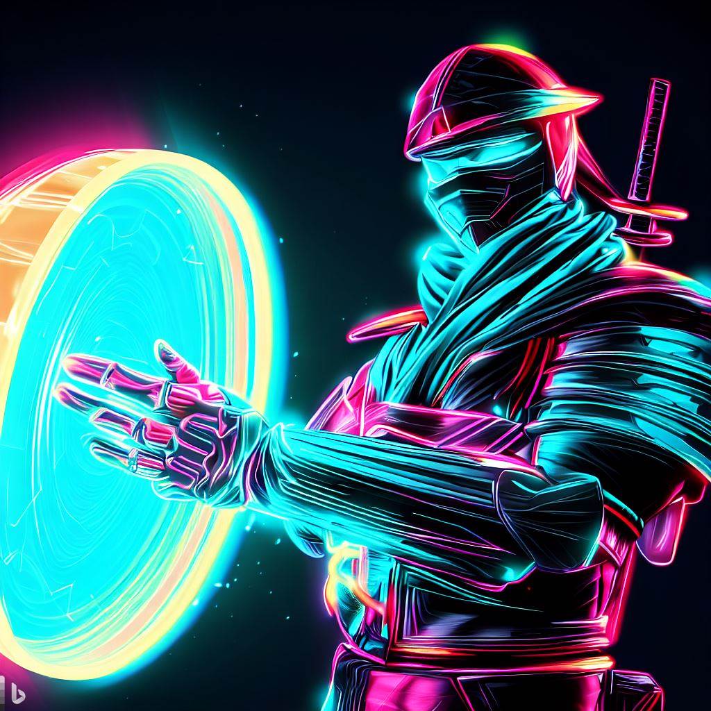 sagartificial's tweet photo. Neón AI. Ninja prompt. Más fotos en IG https://t.co/V2ApRgBRzD