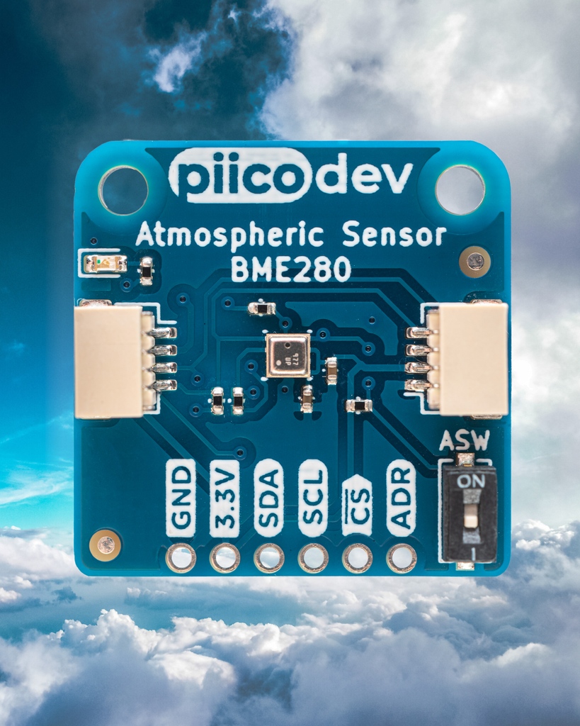 CoreElecAU's tweet image. Our #PiicoDev #AtmosphericSensors are the perfect fit for weather projects, read #temperature, #humidity and #airpressure from the #BME280, you can even infer altitude and air density with a bit of clever coding. Learn more about about this useful sensor. coreelec.io/pm