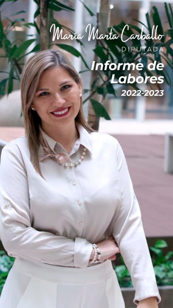 Hoy cumplo un año de ejercer el cargo de Diputada, y con la convicción de la importancia de rendir cuentas a la ciudadanía, les comparto mi informe de labores 2022-2023 el cual pueden descargar en el siguiente link: 

bit.ly/3NAGkC6