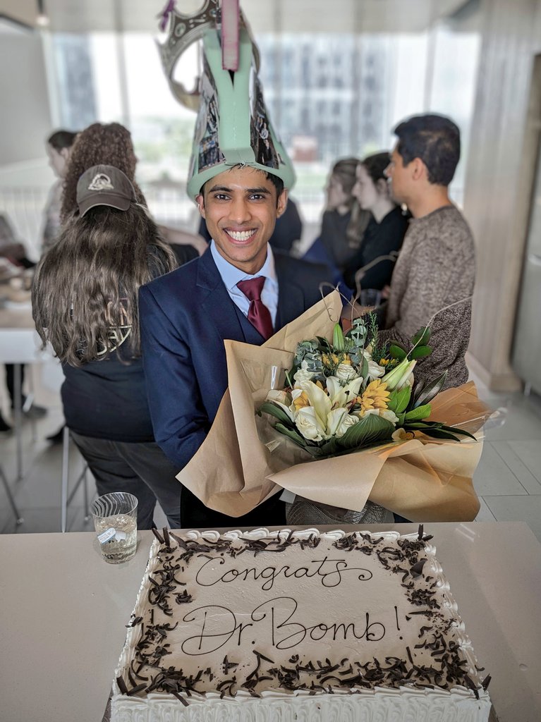 cfromen's tweet image. Introducing @FromenLab PhD #4 - Dr @BombKartik!!💣🎉 Kartik is a @UDChBE student coadvised with @AKloxinGroup and we're excited to share that he's headed next to a position @Merck! Congrats Dr Bomb!