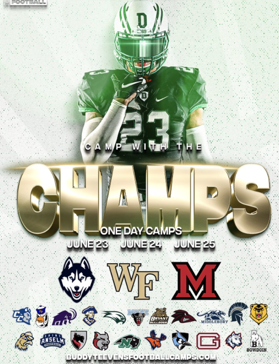 Thanks for the invite! <a href="/LandanYount/">Landan Yount</a> <a href="/DartmouthFTBL/">Dartmouth Football</a>