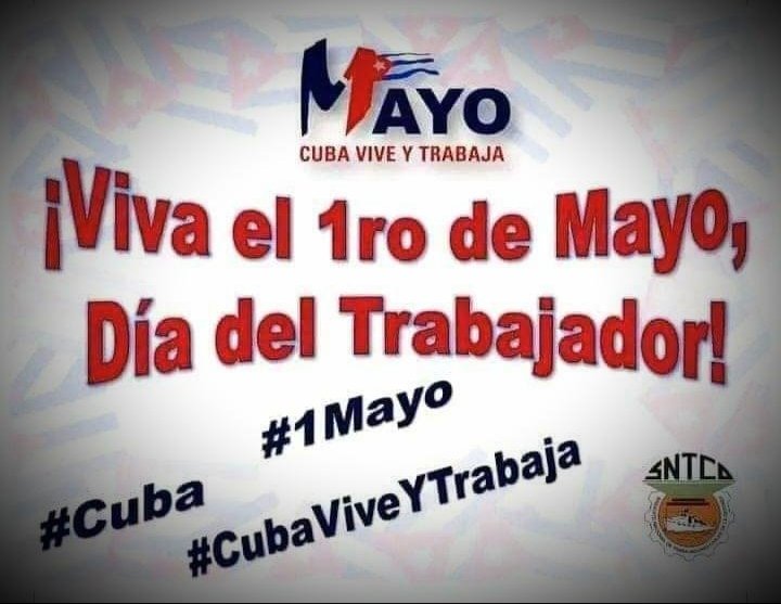 El trabajo me engolosina. El trabajo me pone alas. A otros embriaga el vino; a mí el exceso de trabajo”. 
José Martí
#CubaViveEnSuHistoria , 
#CubaViveYTrabaja, ##1Mayo, #ALaPatriaManoYCorazón