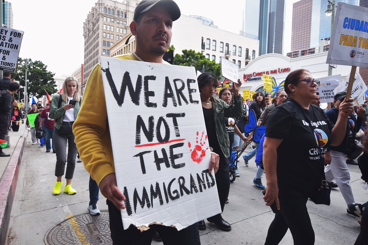 DSALA 🌹 on Twitter "RT CHIRLA Los Angeles May Day march 2023 sign