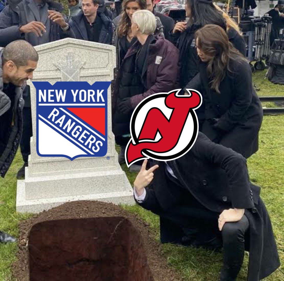 CatyyChristima's tweet photo. RIP Rangers, they died so young #NJDevils https://t.co/fPJH9cvfeh