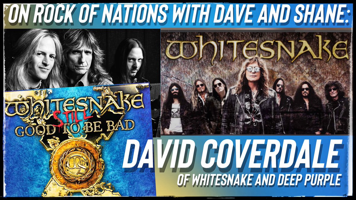 Don’t forget! Coming soon on <a href="/RockNationsDK/">Rock Of Nations w/ Dave Kinchen & Shane McEachern</a> it’s part 2 of <a href="/davidcoverdale/">David Coverdale</a> this Friday! We can’t wait to bring it to you… yesssssssssss 🤘🏾🤘🏻on <a href="/iHeartRadio/">iHeartRadio</a>, <a href="/spotifypodcasts/">Spotify Podcasts 🎙</a>, <a href="/amazonmusic/">Amazon Music</a>, <a href="/AppleMusic/">Apple Music</a>, <a href="/googlepodcast/">googlepodcast</a> and MORE!