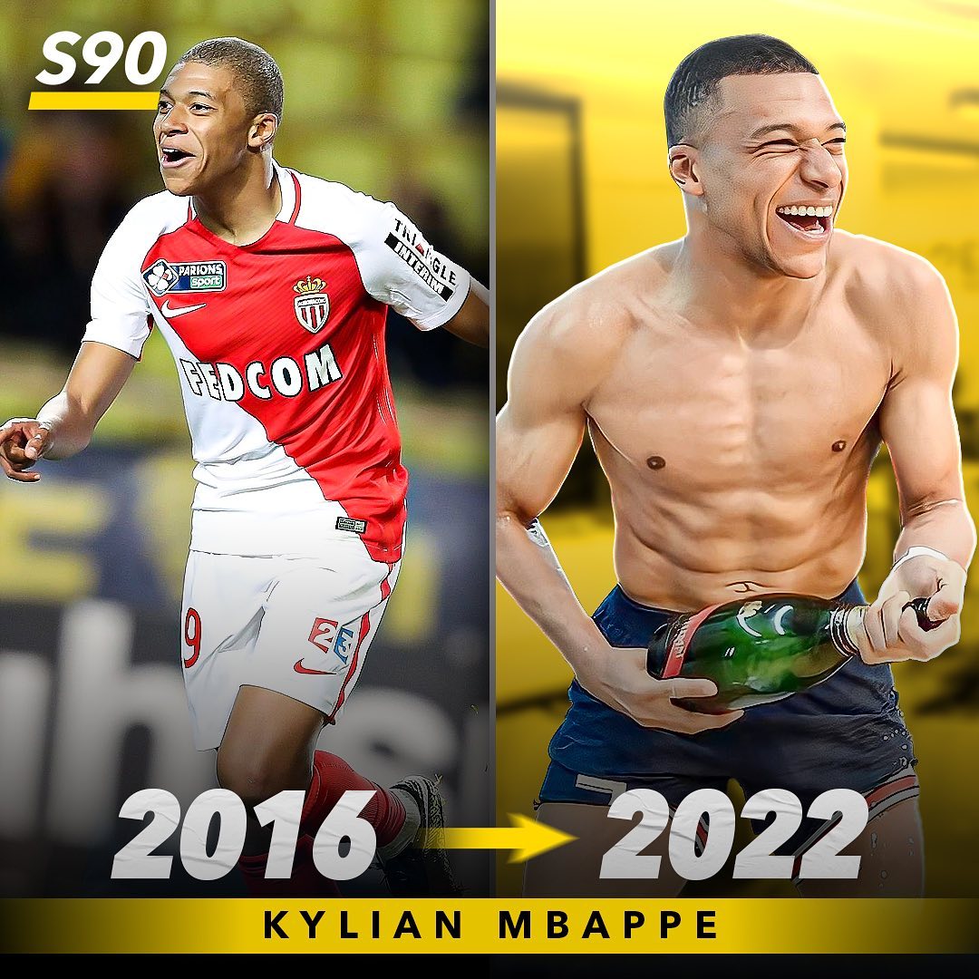 goatednews's tweet photo. Hard work + Talent = Success 💪⚽️
#mbappe #mbappé #mbappe7 #kylianmbappe #kylian #kylianmbappé #mbappefans #ManCity #mcfc #ManchesterCity #Manchester #mci #mancityfc #ErlingHaaland #Haaland #haaland9 #ZlatanIbrahimović #ZlatanIbrahimovic #Zlatan #RioFerdinand #psg #Manchester https://t.co/wq12jOft7M
