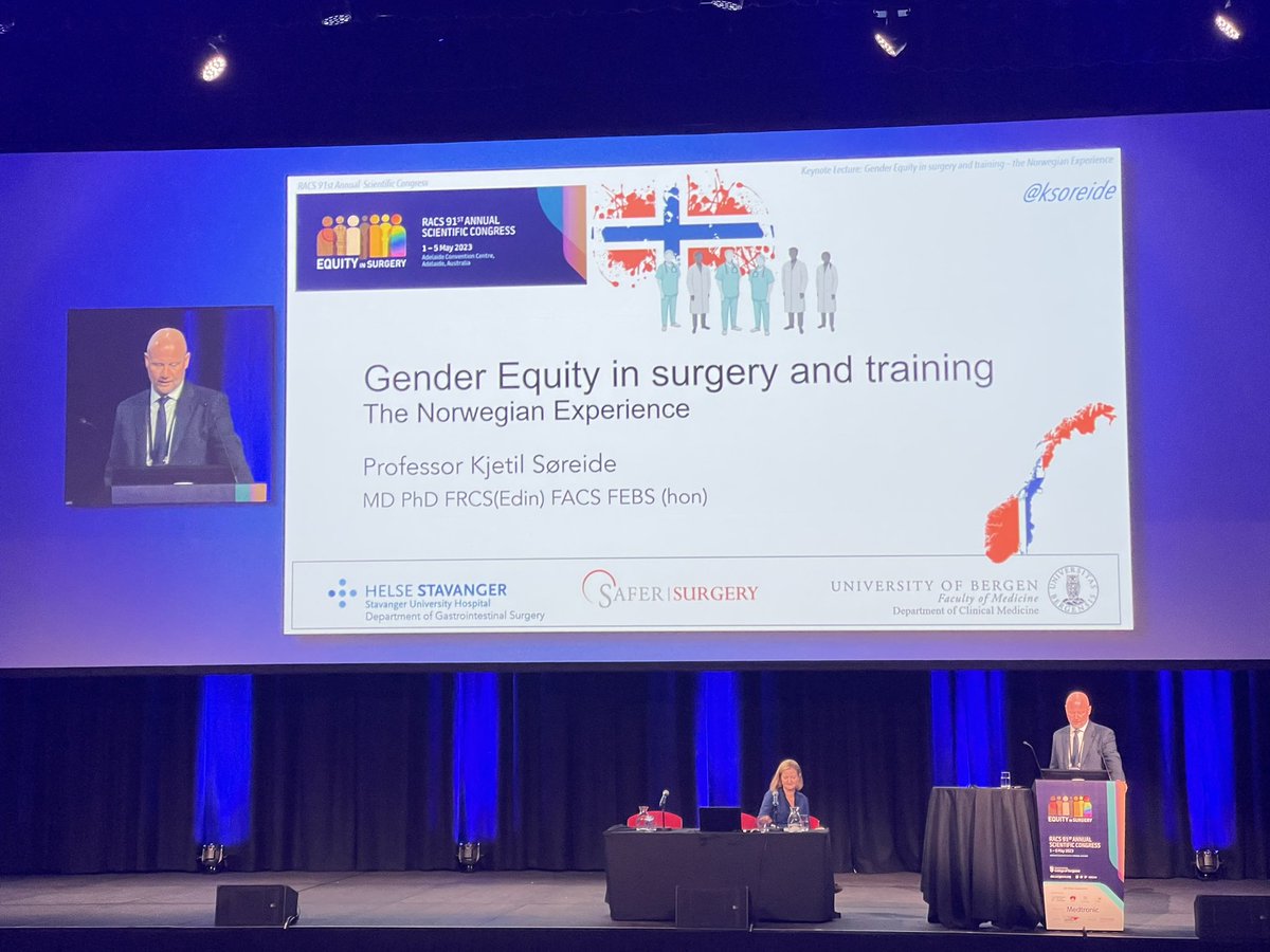 Cameron Wells (@drcamwells) on Twitter photo Thoughtful and insightful talk by <a href="/ksoreide/">Kjetil Søreide</a> at #RACS23 on gender equity in surgical training and the lessons we could learn from Norway #heforshe Thoughtful and insightful talk by <a href="/ksoreide/">Kjetil Søreide</a> at #RACS23 on gender equity in surgical training and the lessons we could learn from Norway #heforshe