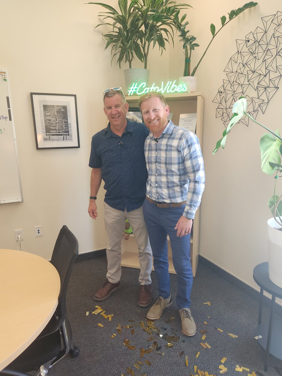 Happy Principal's Day to the best Admin a girl can ask for! I never feel like I'm just a colleague, but rather made to feel like I am a partner in our "chaos". Thank you <a href="/TonyRchrdsn/">Tony Richardson</a> and <a href="/BarellaMike/">Michael Barella</a> for all that you do to make <a href="/CatoMiddle/">Cato Middle School</a> the best school in BCSD #catovibes