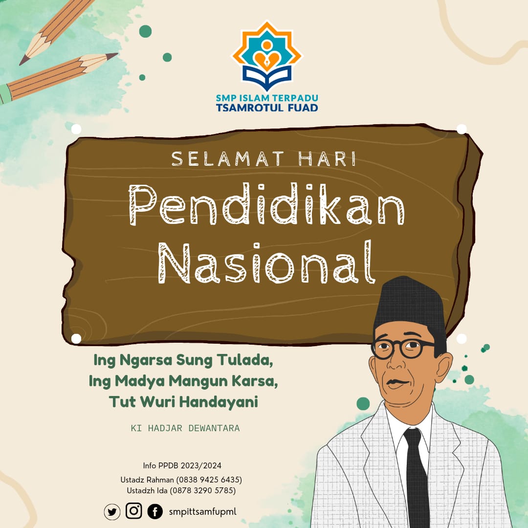 smpittsamfupml's tweet photo. Selamat Memperingati Hari Pendidikan Nasional 2 Mei 2024.

#hardiknas2024 https://t.co/5A5wfJypDX