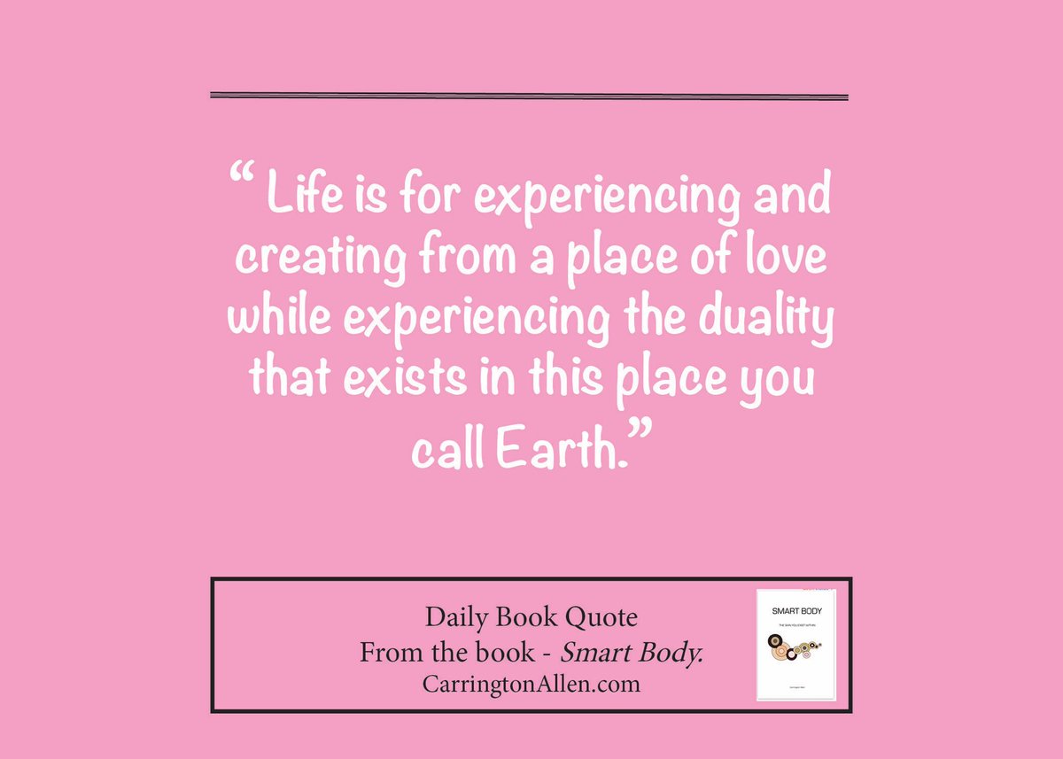 Carringtonsbook's tweet image. carringtonallen.com #dailyquote #messagefromsource #Ascension #lightworker
