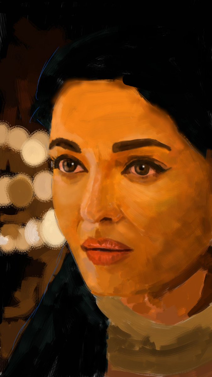 DileepMani's tweet photo. Discovered while doing digital painting of Aishwarya Rai Bachchan that jewellery doesn't really affect her much. Both with and without it, she is stunning 🤩 😍

Video link https://t.co/YNZOWz2IUP

#AishwaryaRaiBachchan #PonniyinSelvan2 #digitalart #portraitart #krita #fanart https://t.co/sDQckJQi2Q