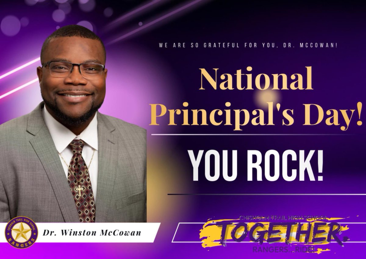 ChisholmTrailHS's tweet photo. Our guy! We are so thankful for this Lead Ranger! #CTogether #RangersRide https://t.co/MiikqLnAuf