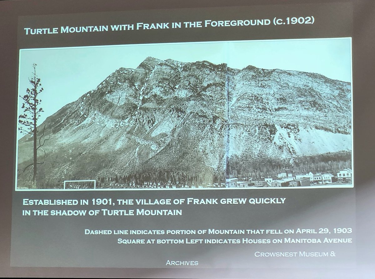 ZekeNews's tweet photo. @BryanPassifiume Hey @BryanPassifiume the date was April 29th, 1903. Only 70 people were killed, miners survived &amp; dug themselves out thru a coal shaft. The slide didn't bury the whole town but a small portion of it. (See photo) The town was moved west after the slide. Photos from Leth Historical https://t.co/rTxIaVcINC