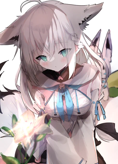 「白上寂しくないもん!!」  #絵フブキ