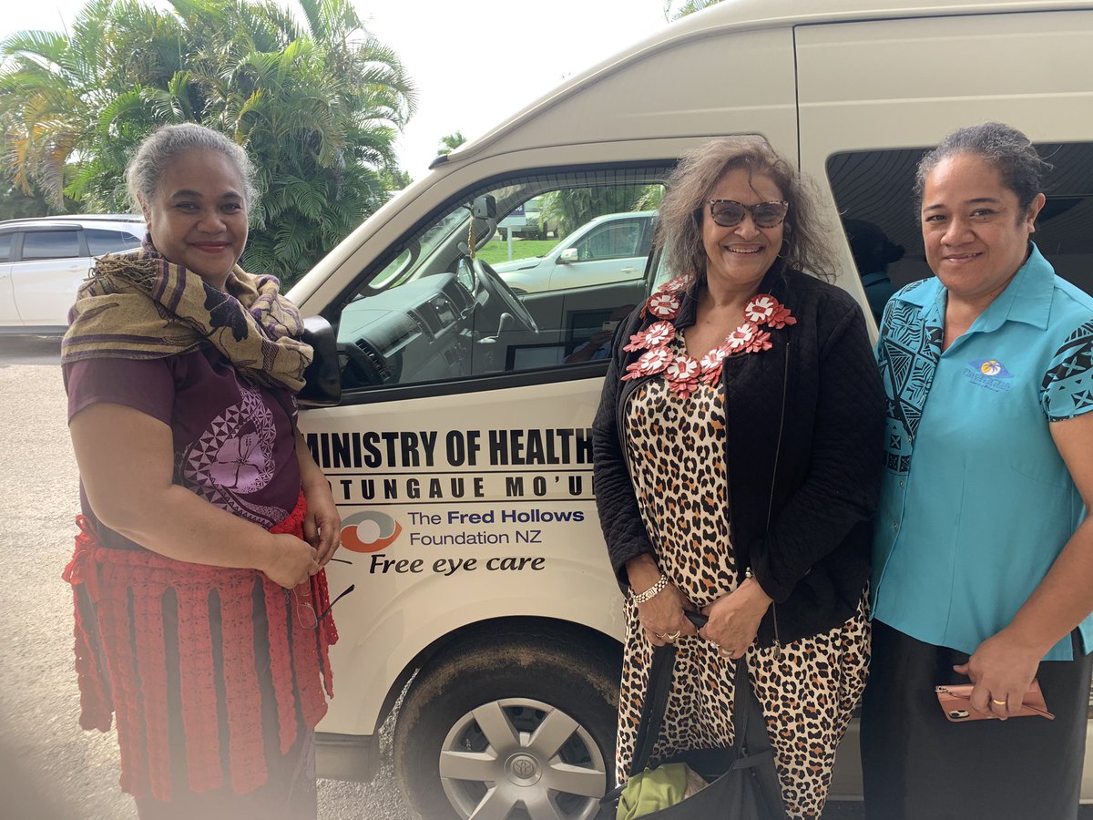 Great to be in the Kingdom this week working with the brilliant #eye health team @Tonga Health #Dr Duke @FredHollowsNZ @FredericaTuita @pacificEyes @psvivili