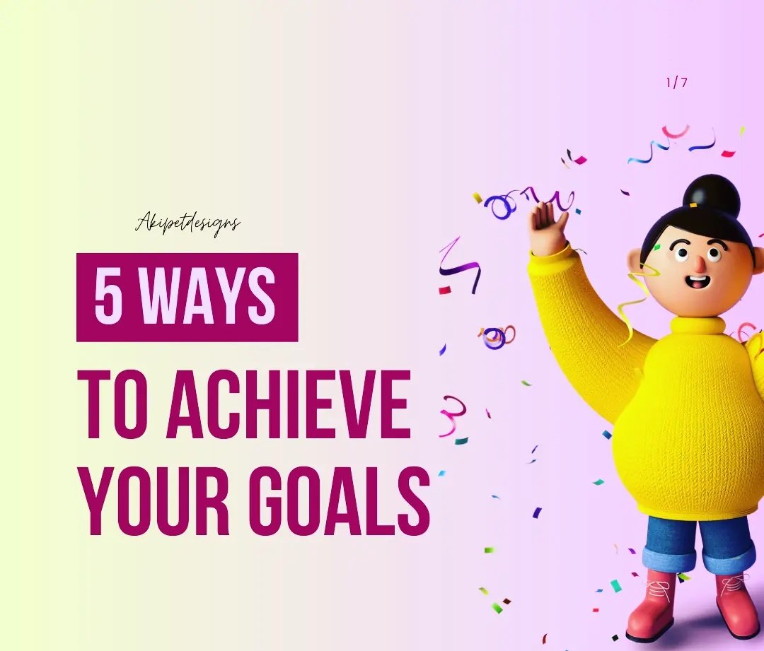 PreciousAkintu4's tweet photo. 5 principles to smashing your goals for the month.
• Believe in Yourself
• Plan each day ahead
• Have a compelling reason ( a driving force)
• Reward yourself after smashing a goal
• Set realistic goals https://t.co/XEUmVuRhT5
