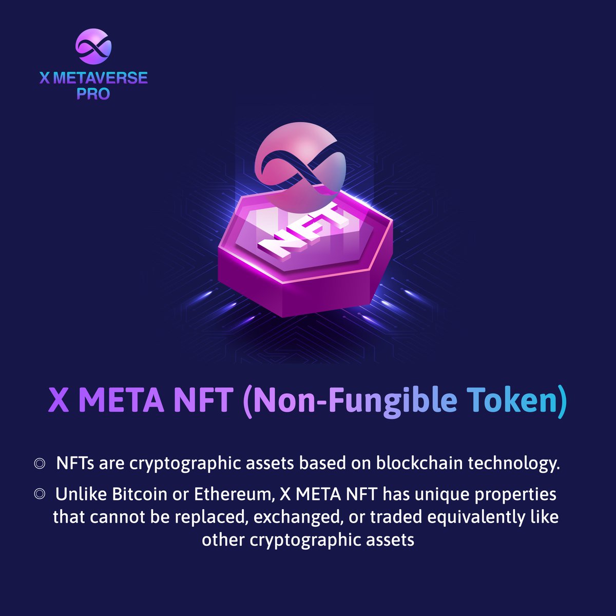 ChrlsHarris's tweet photo. Discover X META NFT - the future of digital ownership 🎨🔒💻 Our NFTs are cryptographic assets based on blockchain technology, allowing for unique and secure digital ownership. Visit our website to learn more: https://t.co/7Aeag5mZLS    

#xmetasocialtrading #xmetaversepro https://t.co/ULmegfQzPk