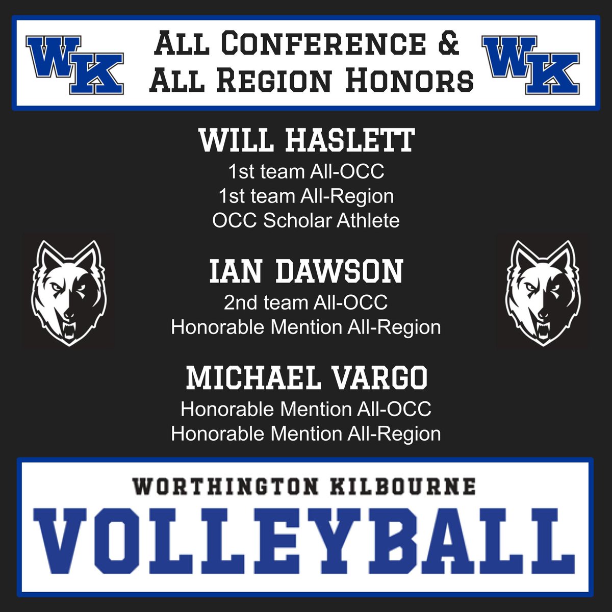 Congratulations, Will, Ian and Michael!  Well-deserved!