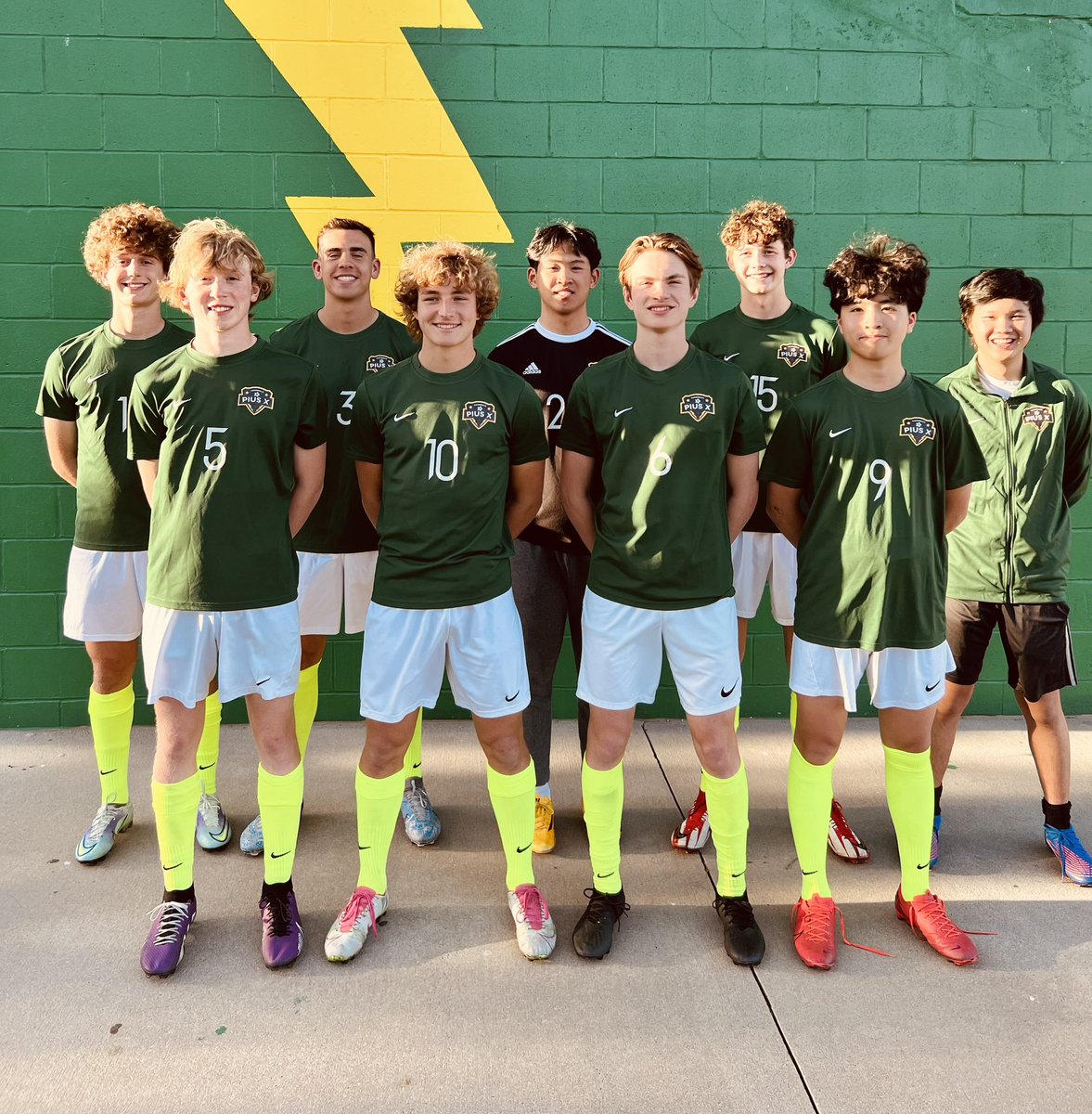 Although tonight did not end how we wanted, we could not be more proud of our boys, especially our seniors! Thanks for your leadership &amp; dedication to the Pius X soccer program. Best wishes on your new adventures and #onceaboltalwaysabolt