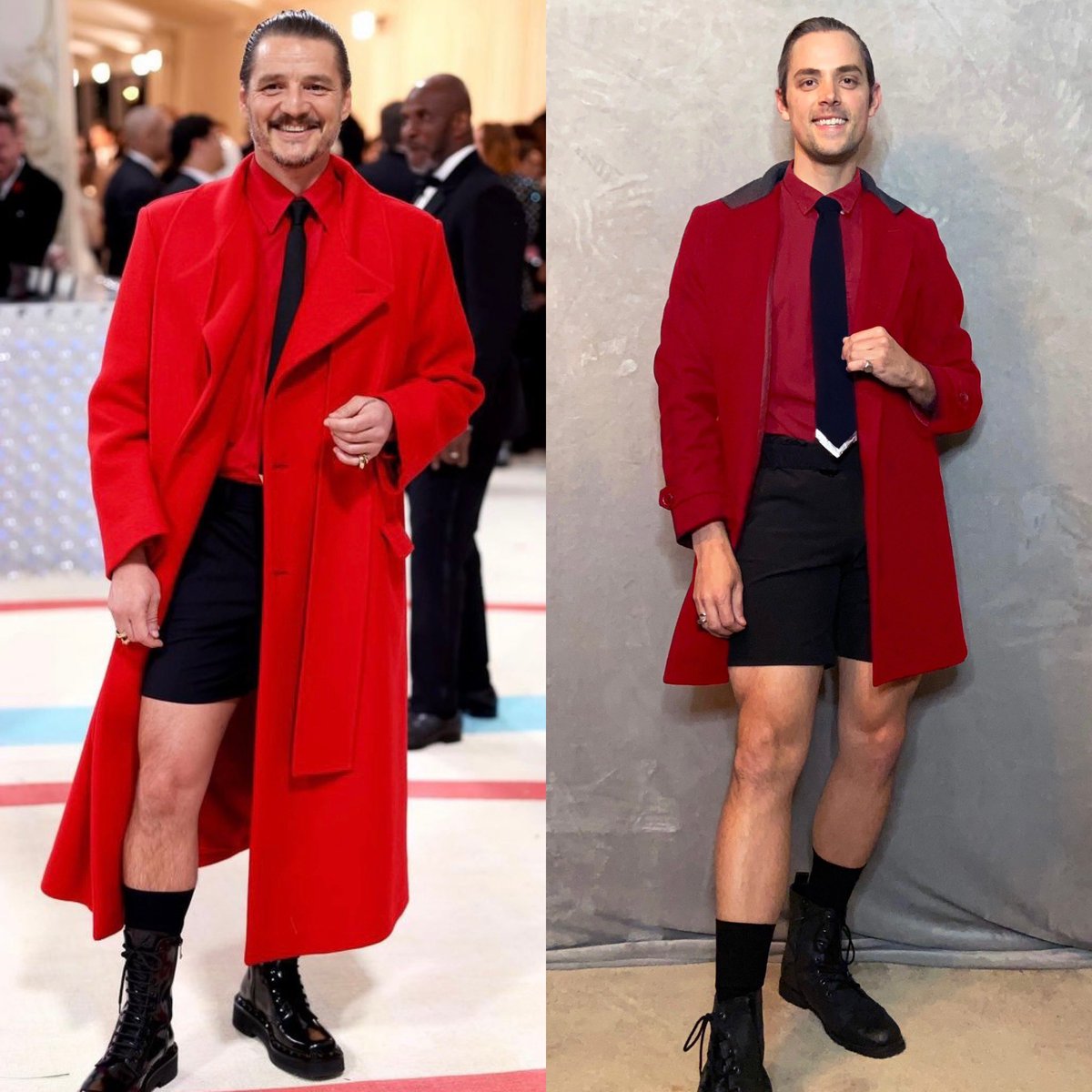 ajfriederich's tweet photo. Channeling Pedro Pascal at the #MetGala2023 #MetGala https://t.co/w7JtT3hN8t