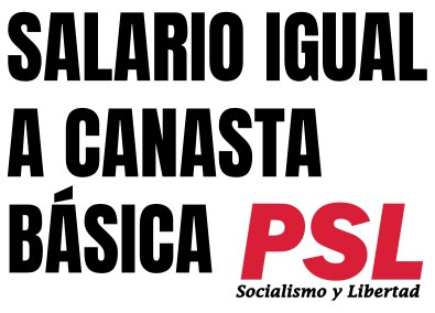 PSLVenezuela's tweet photo. Maduro, con su paquete capitalista, sigue destruyendo el salario y los derechos del pueblo trabajador, con el aumento a solo 60 dólares de la suma del cesta ticket y bono mensual, que no tienen incidencias en los cálculos salariales. Exigimos un salario igual a canasta básica. https://t.co/sBOYYywnZk