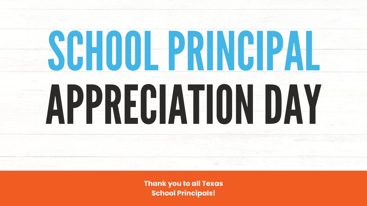 Thank you to all our Texas Principals for your hard work to keep our public school strong! #TxEd #TxLege #PrincipalAppreciation