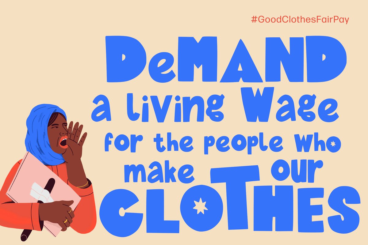 While the fashion at the #MetGala has your attention, let’s talk about the people who make our clothes. A living wage is not a luxury, it is a fundamental human right.

Join us to demand #GoodClothesFairPay by signing the petition at goodclothesfairpay.eu
