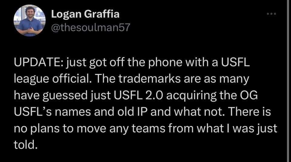 SPRINGFBNETWORK's tweet image. #USFL #USFL2 #USFL2023