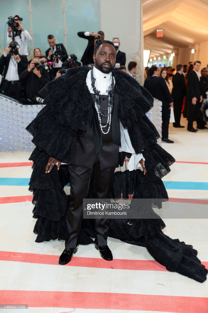 Phil_Lewis_'s tweet photo. Brian Tyree Henry arrives at the #MetGala https://t.co/dixV8qToTQ