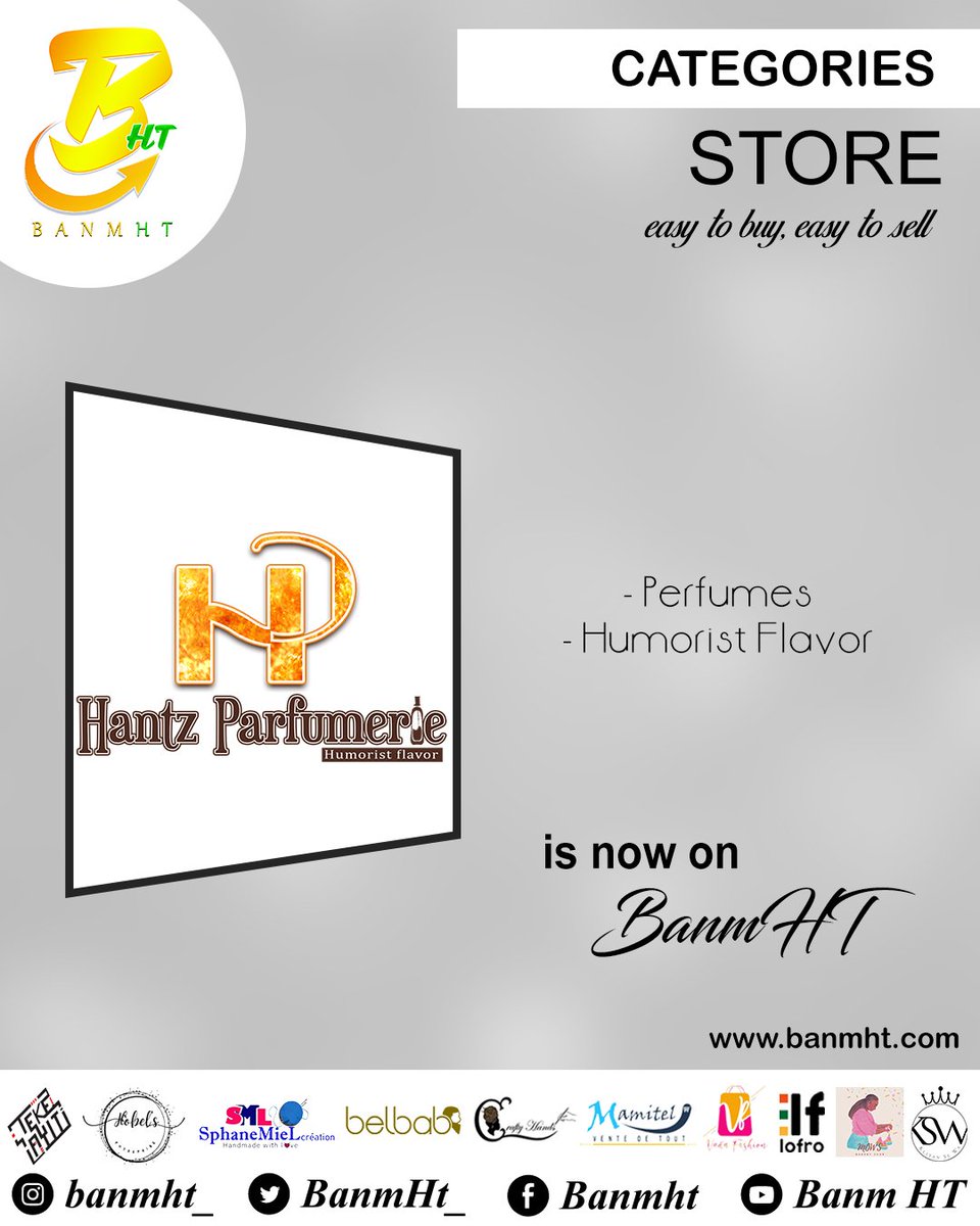 BanmHt_'s tweet photo. BanmHT vous présente 3 nouveaux magasins😍

Hobel's : https://t.co/xQuhIND5fv

Teke Ayiti : https://t.co/oSVYHvvGzt

Hantz Parfumerie : https://t.co/lebQAQp91R

Visitez-nous dès aujourd'hui 😊✨ https://t.co/X7MEF58Wt6