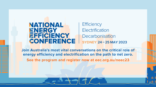 We are excited to be partnering with the National Energy Efficiency Conference, home to Australia’s most vital conversations around the critical role of #energyefficiency and #electrification in our #netzero journey. Register at eec.org.au/neec23