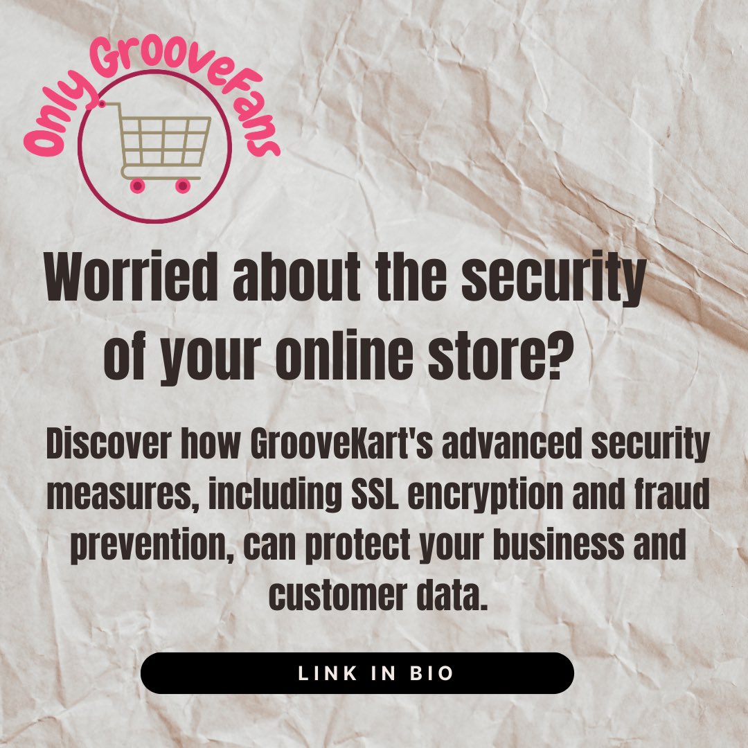 onlygroovecm's tweet image. Is your online store secure?
Protect your business &amp;amp; customer data with GrooveKart&apos;s advanced security measures including SSL encryption &amp;amp; fraud prevention Discover how we keep your store safe #OnlyGrooveFans #OnlineSecurity #SSLencryption #FraudPrevention
linktr.ee/onlygroovecm