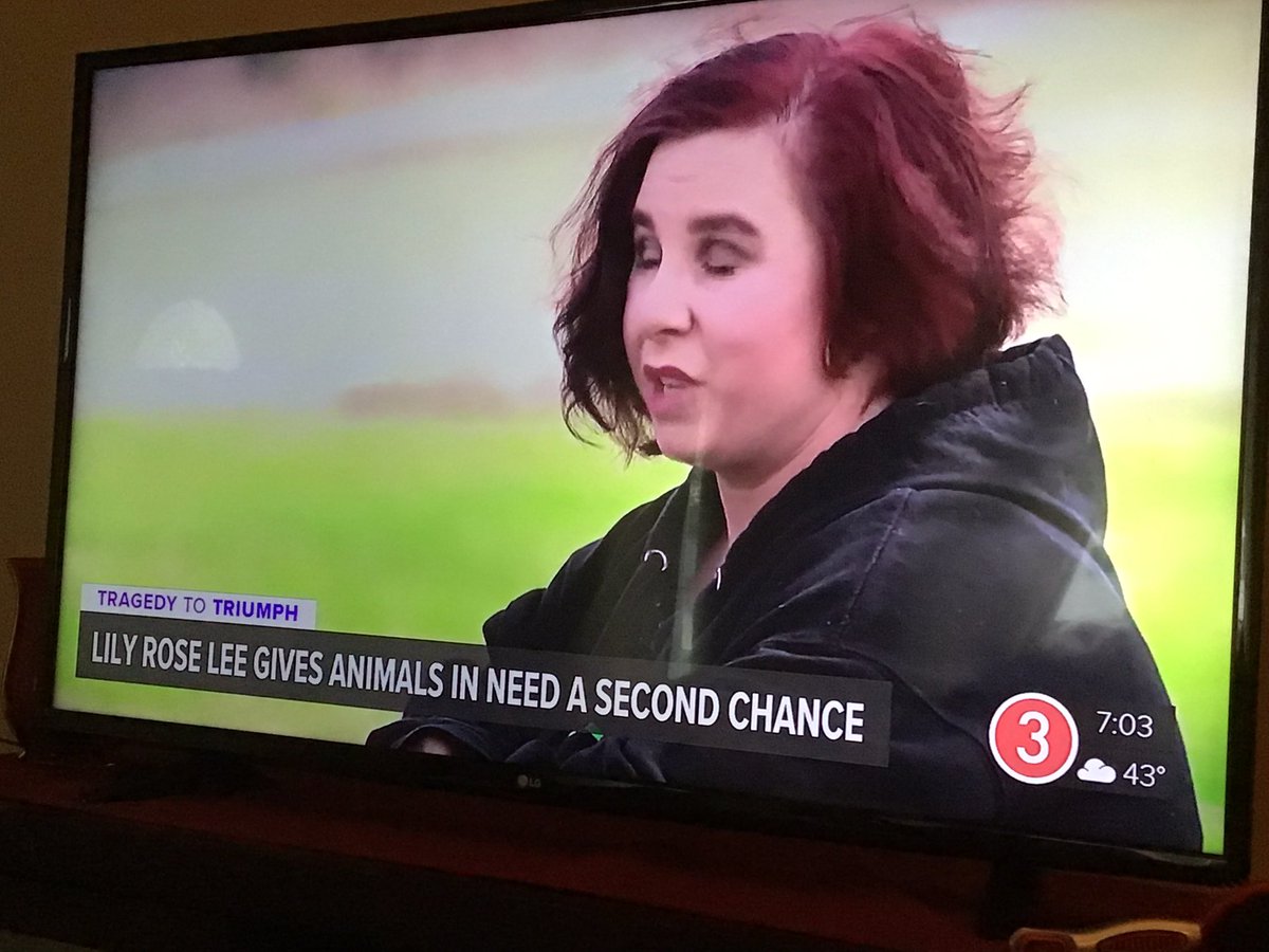 JFracci's tweet photo. Our girl was in the news tonite! She’s so dedicated to helping animals. What a survivor story. ❤️🩹❤️🩹 #MichelleKnight (she’s changed her name now). Just an amazing woman. https://t.co/PDiYsUVd4T