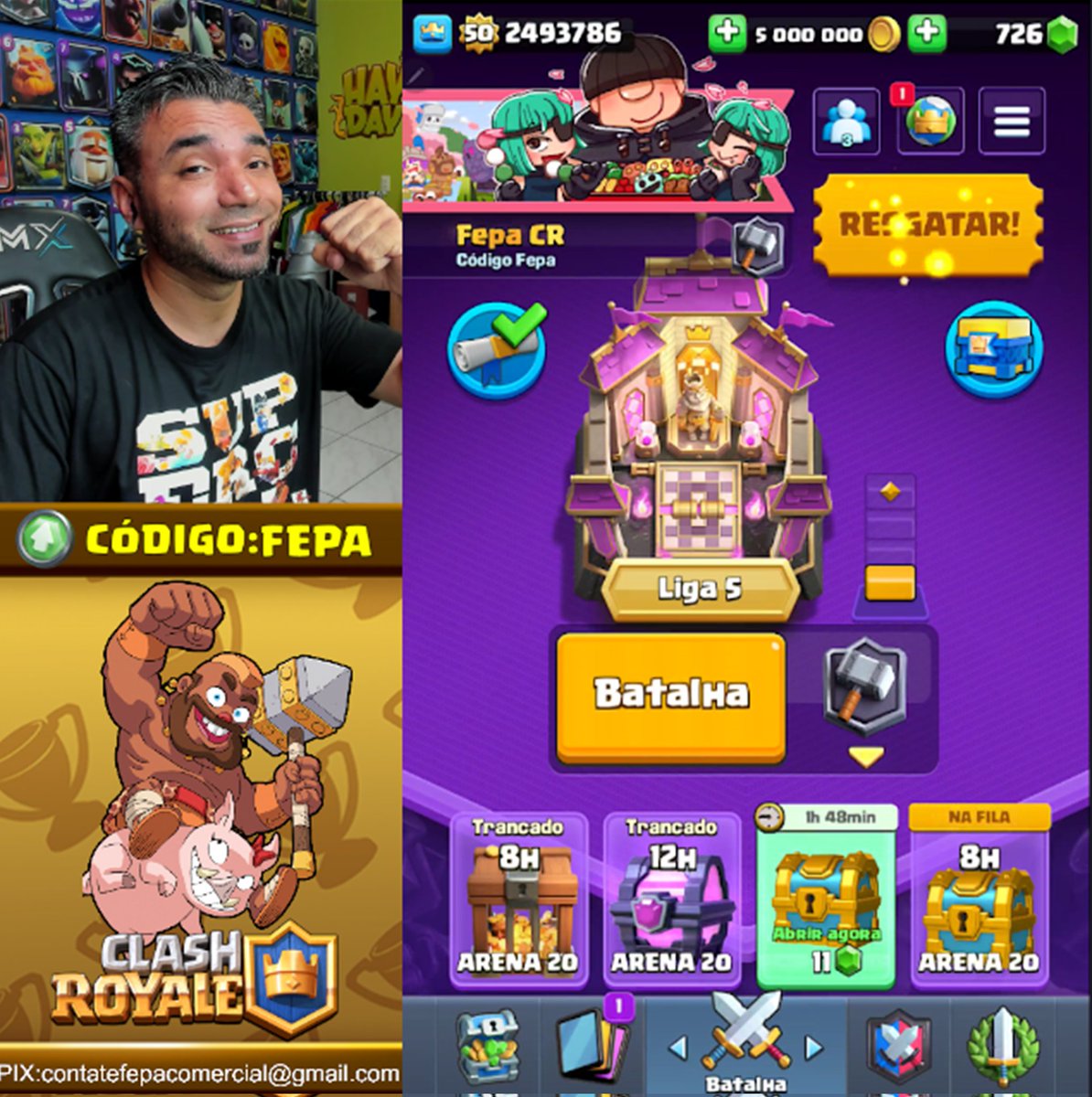 fepa_cr's tweet photo. ๐ดLIVE FEPA FACEBOOK GAMING๐ด
E lรก vamos nรณs pra mais uma temporada โ๏ธ
Boa sorte a todos โ๏ธ๐
https://t.co/Y8VFtfVszR
#clashroyale #live #fepa #thebooksofclash https://t.co/SYx9QjQ0nJ
