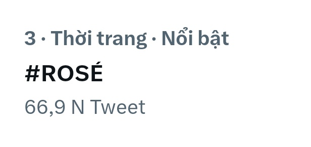 Rosé trending #3 tw VIETNAM 😭😭

블랙핑크 로제 #ROSÉ #로제 <a href="/BLACKPINK/">BLACKPINKOFFICIAL</a>