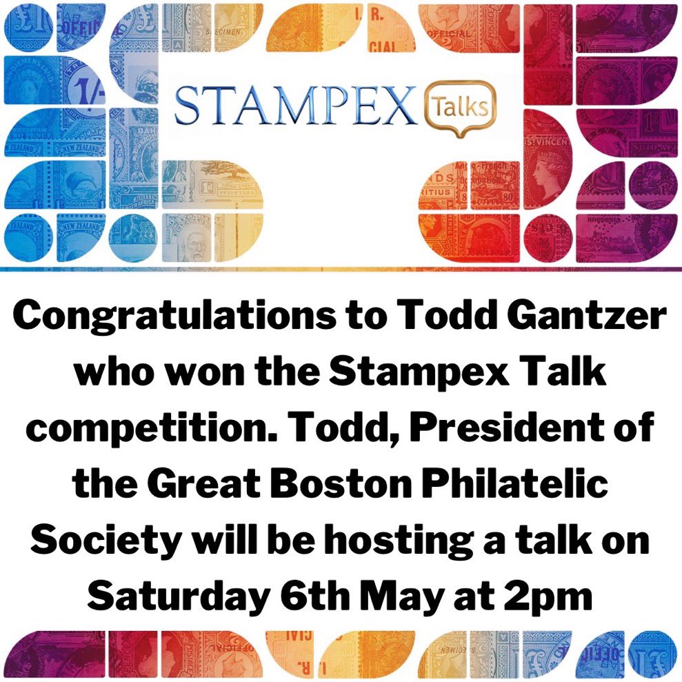 bpsstamp's tweet photo. Join me this Saturday to talk about “Modernizing or starting a new stamp club” https://t.co/ggusTT47vV #philately #stampcollecting #stampclub #ptsandstampex #stampex #virtualstampex https://t.co/jsWFvdjxME