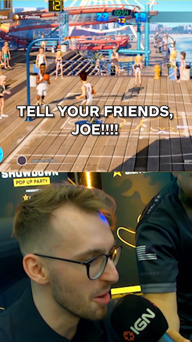 Ign on twitter sports video game fans went up against joewo in the