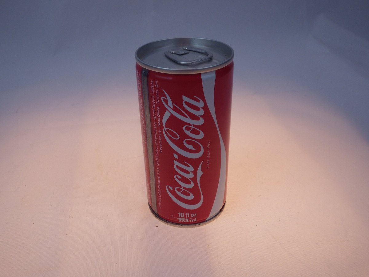 Coca Cola 10 Ounce Toronto Coke Can Steel Can Square Pull Tab Slim Fold Over Seal etsy.me/40R1RJT #CocaCola #Coke #CokeCan #Collectibles #vintage #10ounce #toronto #square #pulltab #Sealed #CanCollector #SetDecorating #Props #RibbedSteel #Unopened
