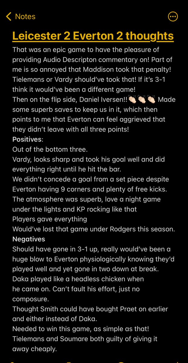 mdc19860's tweet photo. Just getting my breath back now after that epic tonight! Hard to know how to feel after that? Disappointed? Relief of a point?#lcfc #Everton @LCFC @Everton @premierleague 🦊🔵⚽️ https://t.co/kFuZ7CEkPu