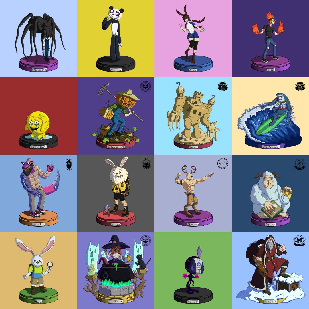 oddtoysnft's tweet photo. #OddToys #NFT #Art #Collection 

👉 Unique characters 👤
👉 Many skins 🎨
👉 Monthly drops 📦
👉 Collection 2.64% complete 🛠️
👉 @onPolygon_ 💜
👉 https://t.co/RlwHtsk9eT https://t.co/GcHyW4fUlF