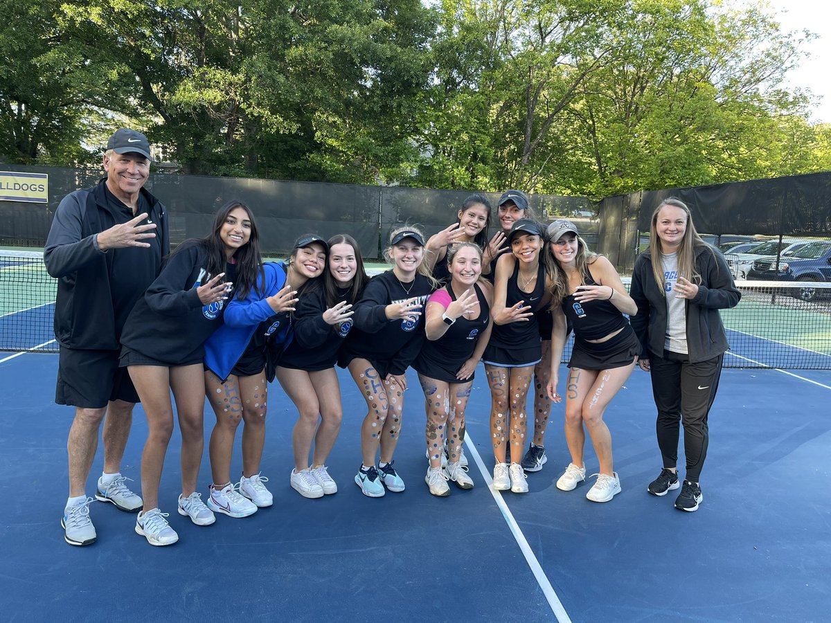 Centennial Lady Knights Tennis defeats 3-time state champions Chamblee 3-0 and advance to the Final 4! Go Knights!!! 🎾🎾🎾