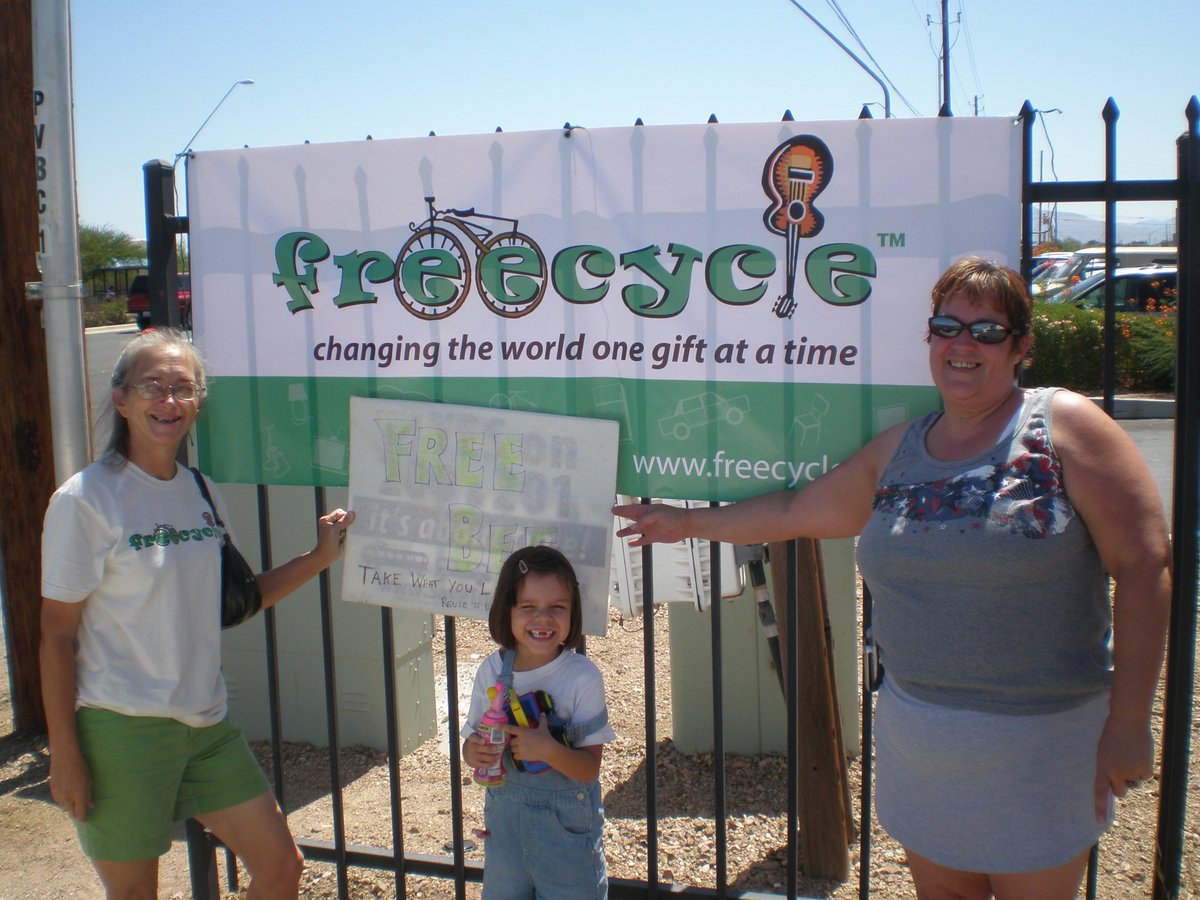 Happy  20th Anniversary, Freecyle! I sent out the first email announcing  Freecycle some 20 years ago today, May Day, 2003, to about 30 friends  and fellow nonprofits in order to re-gift a warehouse full of  nonrecyclable stuff which we had collected via Rise Recycling.