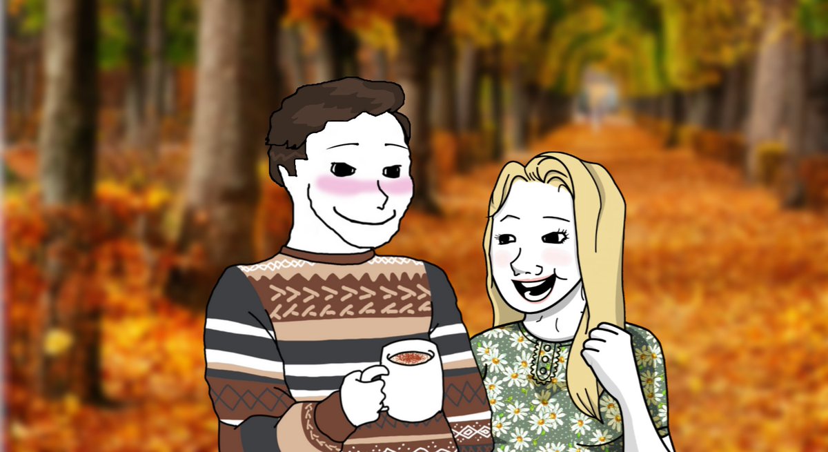 wojakcto's tweet photo. This could be you in a few months, anon... happy and blissful. Just don't make the wrong trade or you are finished. $WOJAK https://t.co/GncAOhXtEB