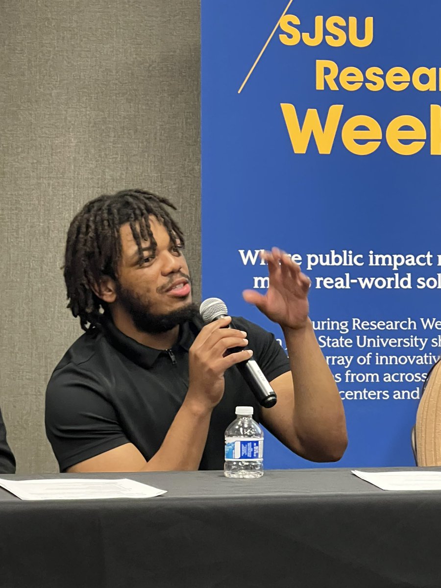 SJSUResearch's tweet photo. #SJSU’s inaugural Research Week energized the campus with exciting conversations, presentations + recognition of research being carried out across campus. 🌟

SJSU ranks #1 in research among non-PhD granting universities nationwide - Research Week embodied that success! 🏆 https://t.co/8WEYTUHaWc