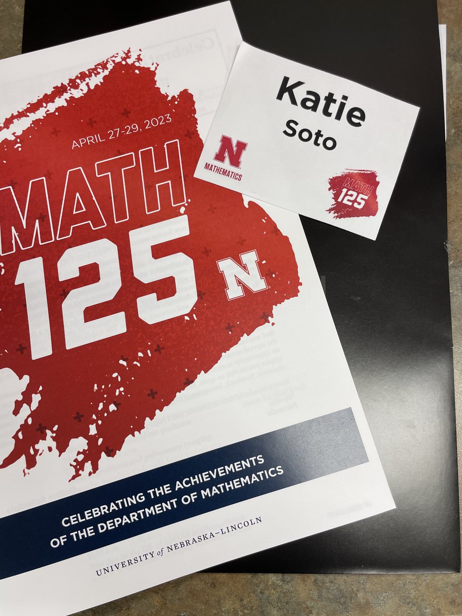 ktmsoto's tweet photo. Honored to be able to share in the Math 125 celebration at UNL! https://t.co/CgF3PmIuHk