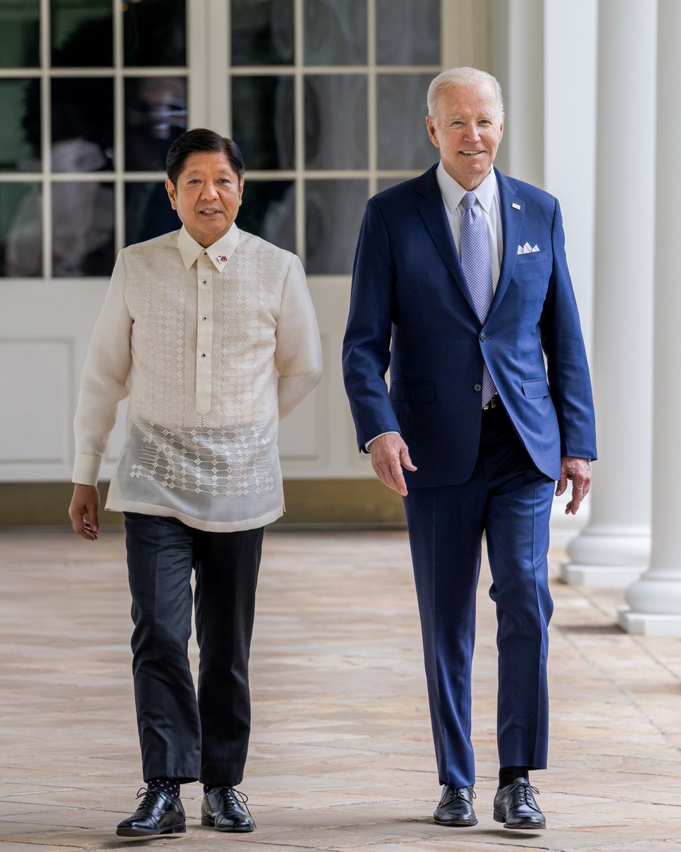 Welcome to the White House, President @BongbongMarcos.
 
Your partnership will allow the United States and Philippines to continue to strengthen our economies, fight climate change, and build a better world for generations to come.