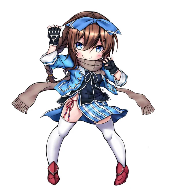 2頭身→3頭身→4頭身と頭身がその時の気分と描くキャラで変わる不安定さよ