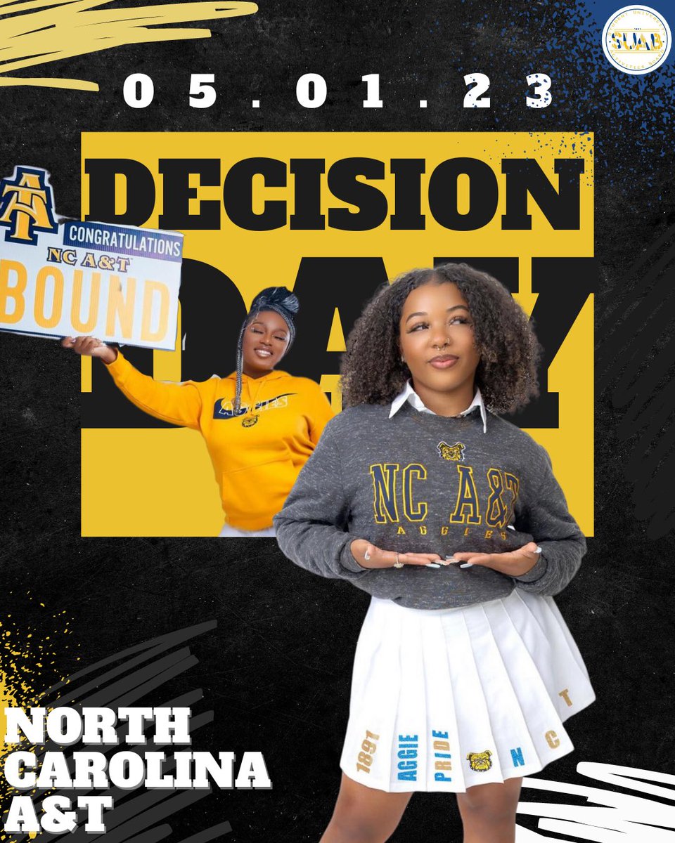 Welcome #NCAT27! 💙💛 #LockIn and let us know your majors! We can’t wait to officially meet you at AggieLand!